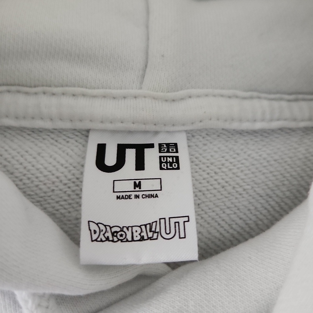 UNIQLO | Dragon Ball Z Hoodie UT Pullover Frieza White Size M Anime - Picture 4 of 6